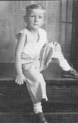 Howard as a young boy